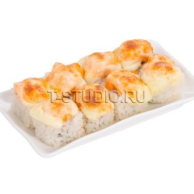 Ролл С лососем в соусе кимчи