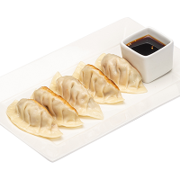 Гёдза с курицей и грибами