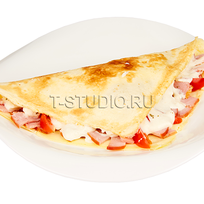 Омлет с беконом