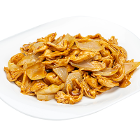 Соевое мясо с луком