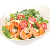 Салат с креветкой и Пармезаном