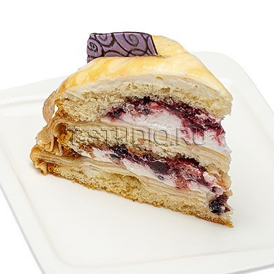 Торт Блинный с чёрной смородиной