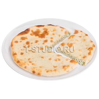 Осетинский пирог с сыром и зеленью